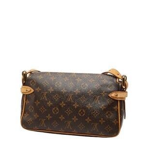 Louis Vuitton Crossbody Bag Brown Hudson Leather Monogram Shoulder